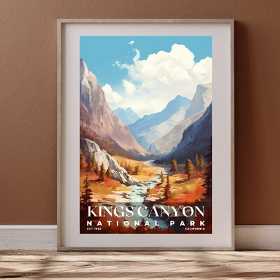 Kings Canyon National Park Poster, Travel Art, Office Poster, Home Decor | S6 - image4